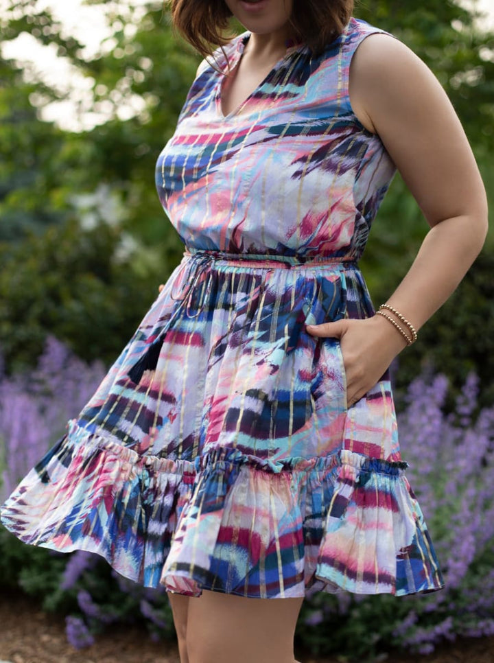 Beth Dress Print - Mosaic