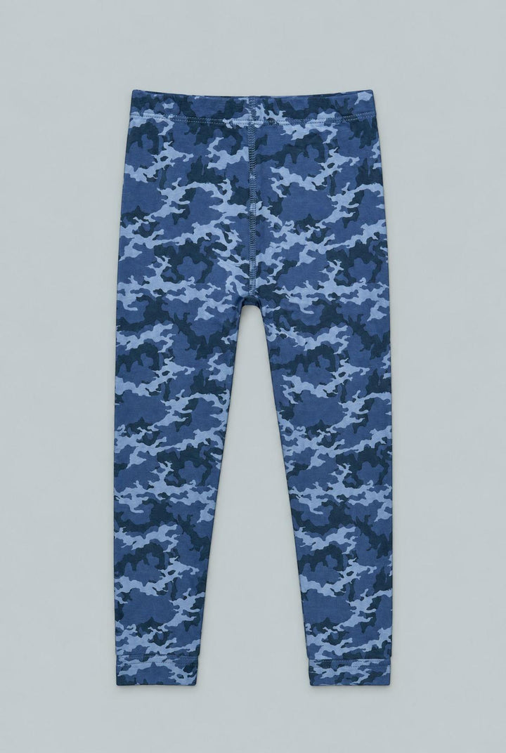 Blue Camouflage Big Kid Pajama - Captain Mitchell