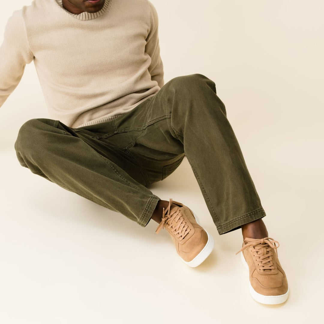 Men's Beto Go-To Court Sneaker - Tobacco