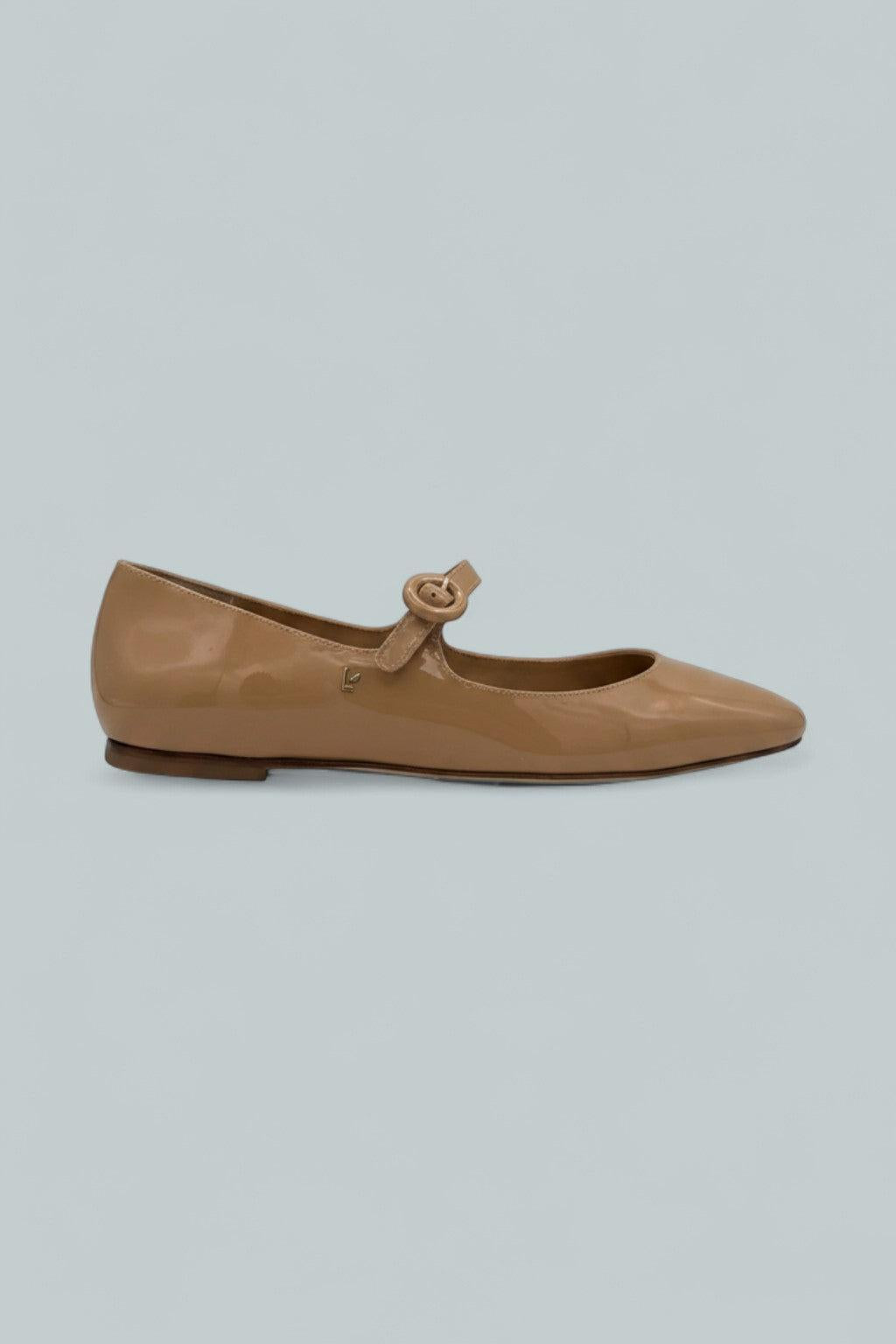 Blair Ballet Flats - Tan Patent