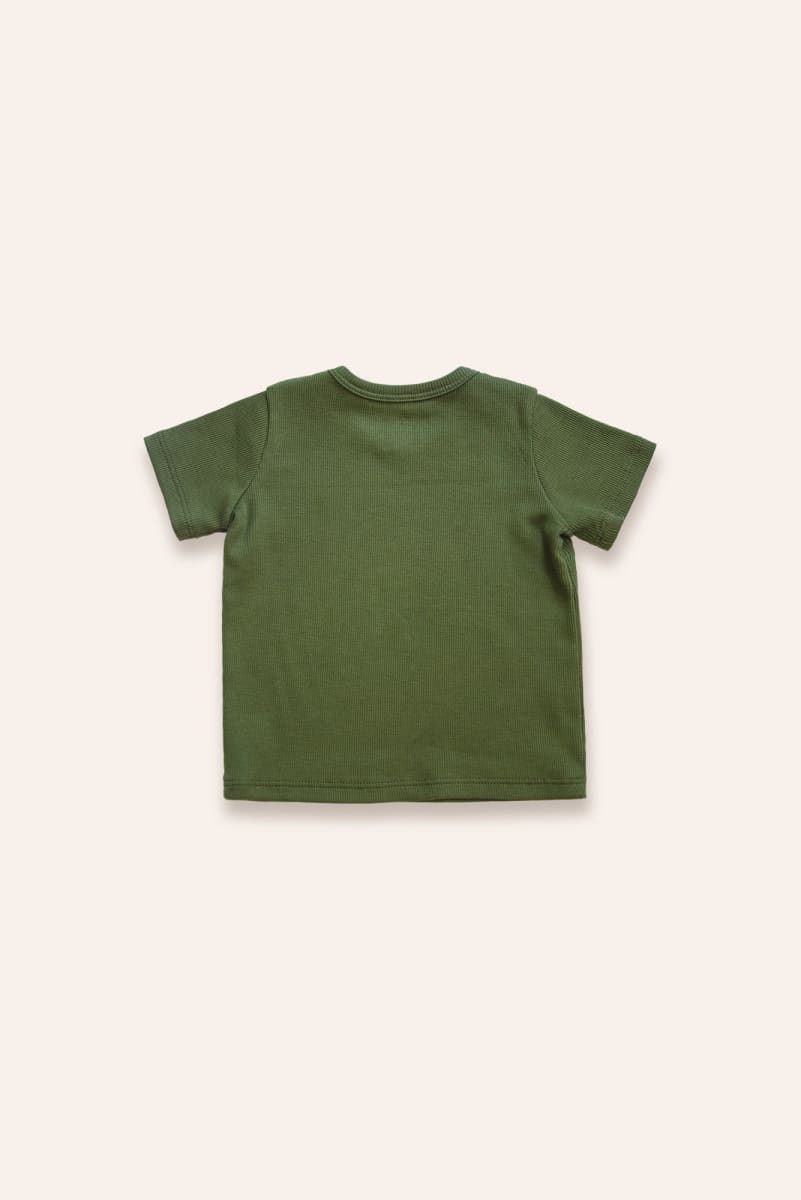 Organic Pima cotton kids tee - Green