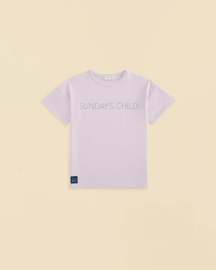 Sundays Child Tee - Lavender Frost