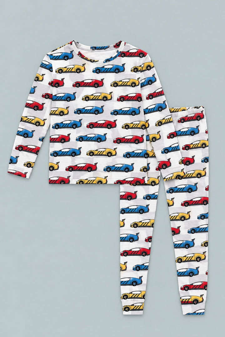 Big Kid Pajama - Matchbox Cars
