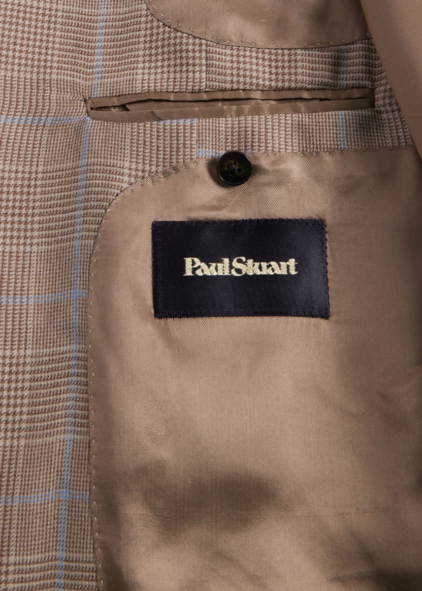 Exclusive Plaid Jacket - Brown