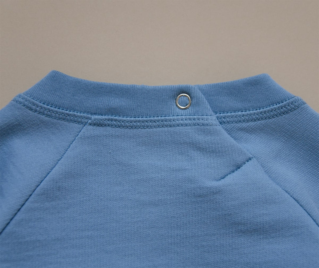 Organic Pima Cotton Sweatshirt Bumblebee - Blue