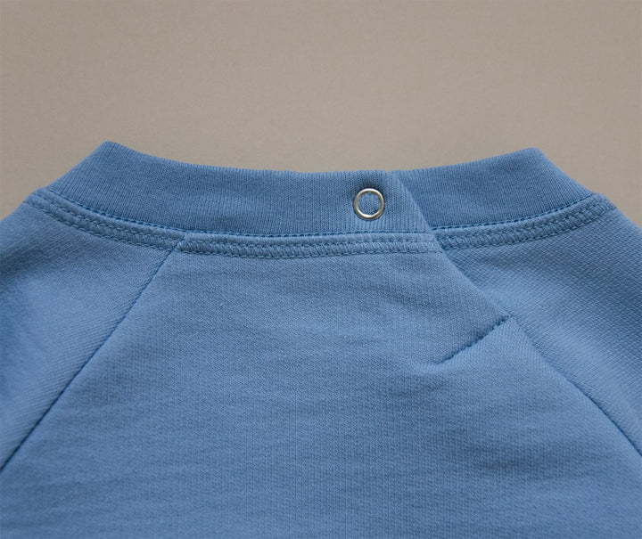 Organic Pima Cotton Sweatshirt Bumblebee - Blue