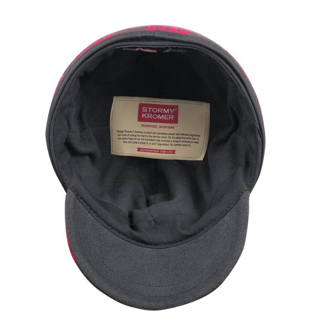 Millie Cap - Black/Red Tartan