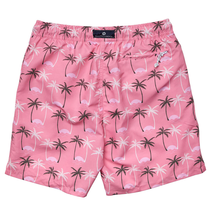 Mens Sustainable Volley Board Short - Palm Paradise