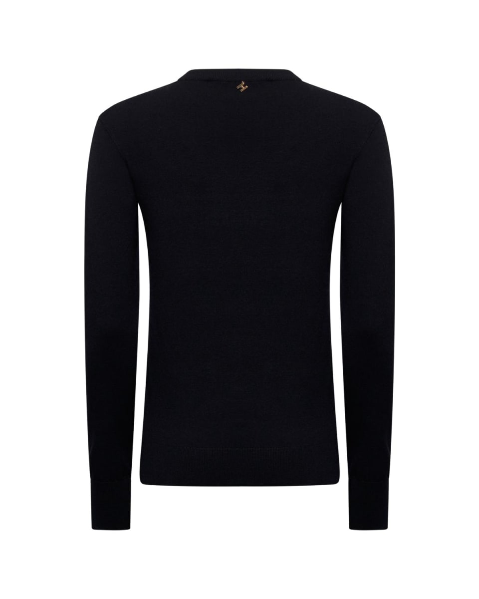 Basic Long-sleeved Shirt - Black