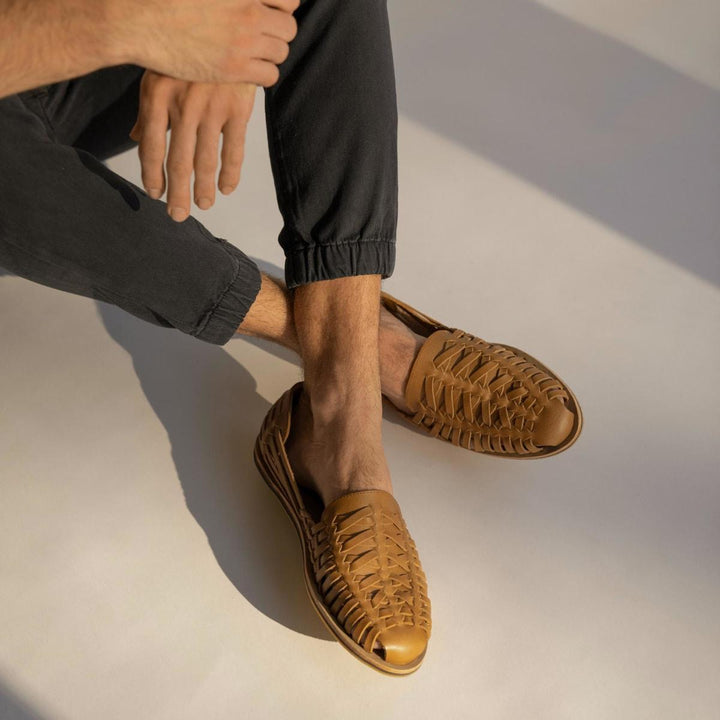 Men's Huarache Sandal - Saddle Brown