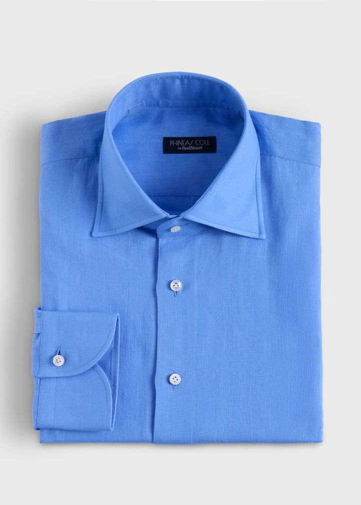 Linen Soft Shirt Geneva - Blue