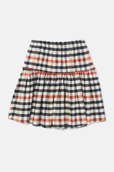 Plaid Check Skirt - Plaid Check