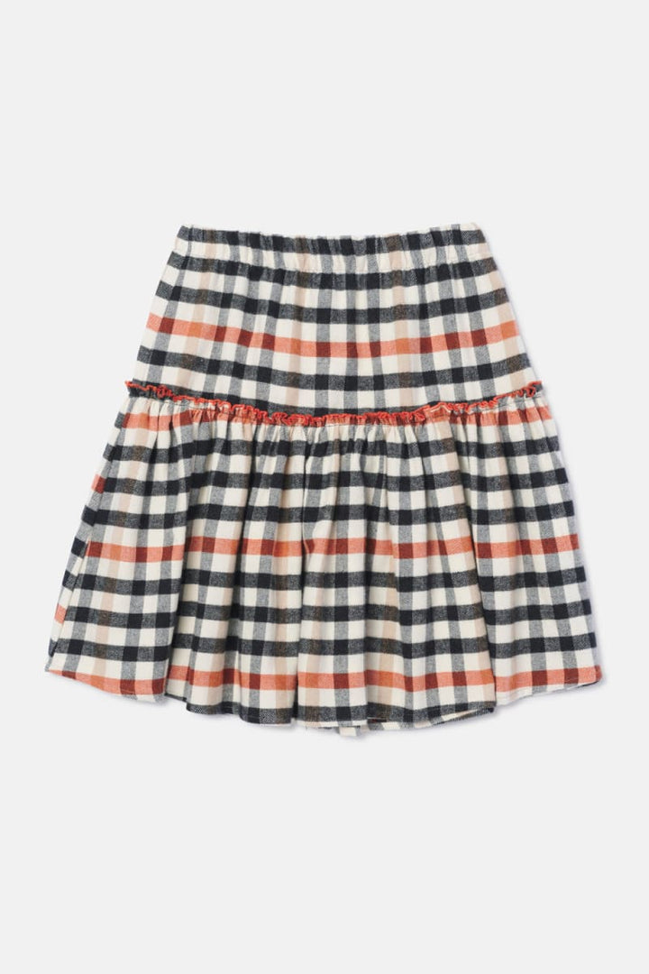 Plaid Check Skirt - Plaid Check