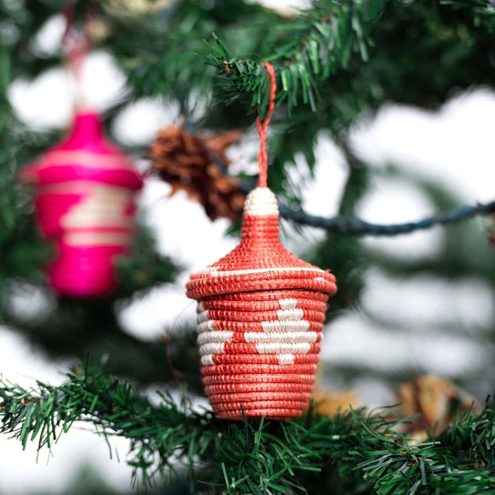 Coral + Clay Nya Ornaments, Set of 3