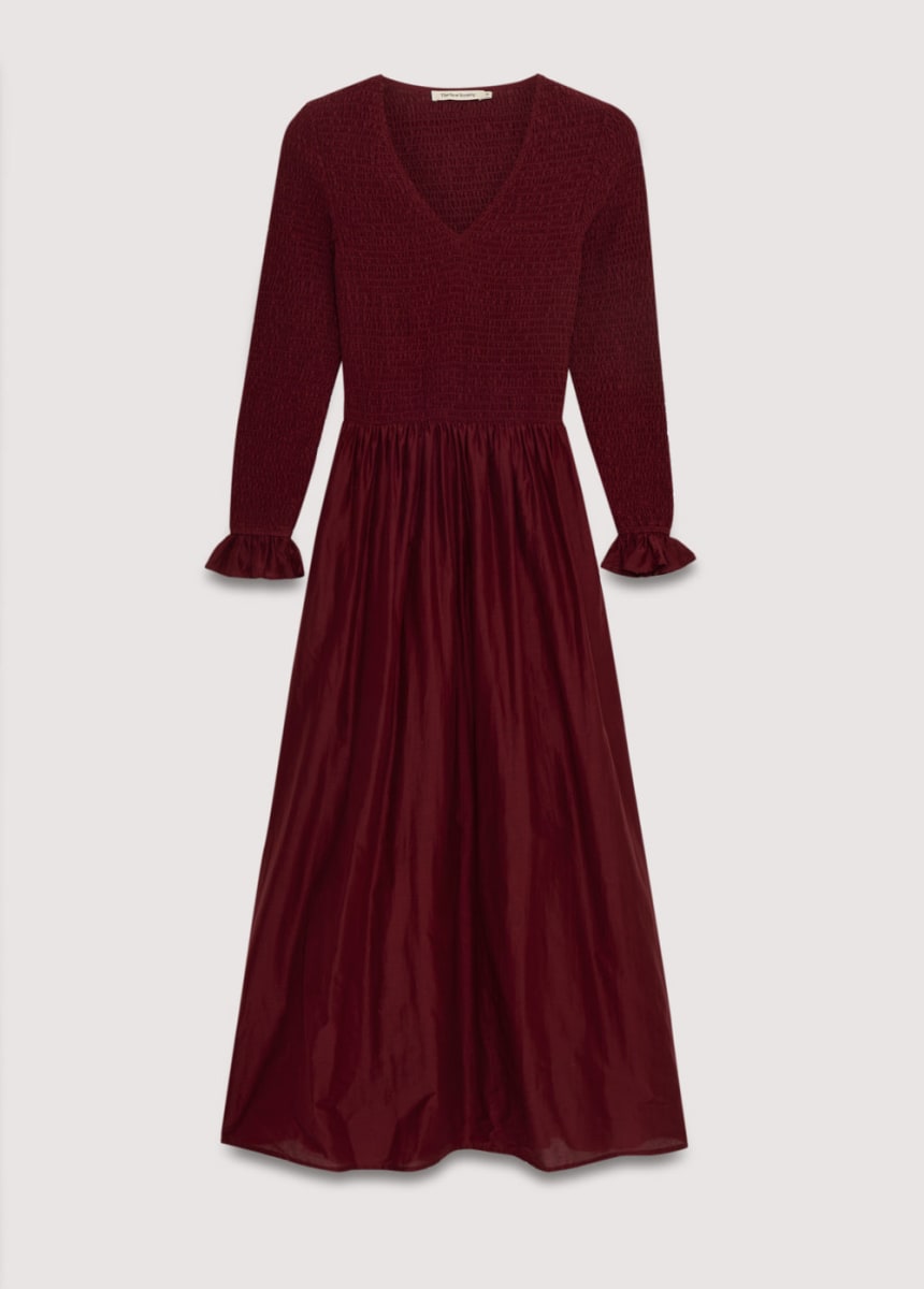 Luly Woman Dress Plum Fantasy