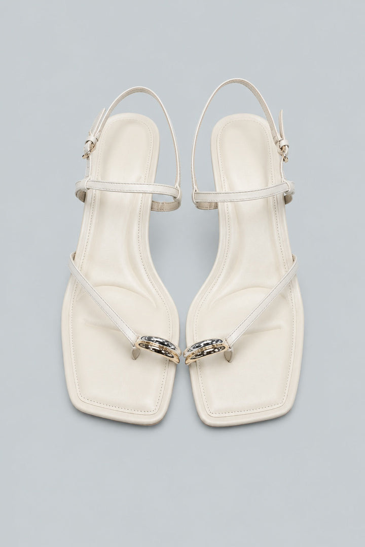 Women's Polli Kitten Heel Sandals - Birch Sand