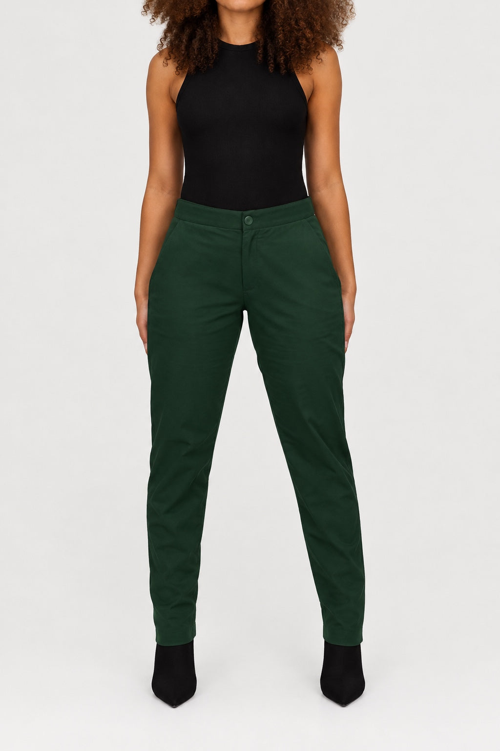 The Flex Waist Pant - Green