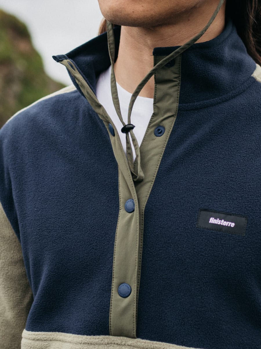Men's Axiom 1/4 Snap Fleece - Willow Green/Navy/Olive