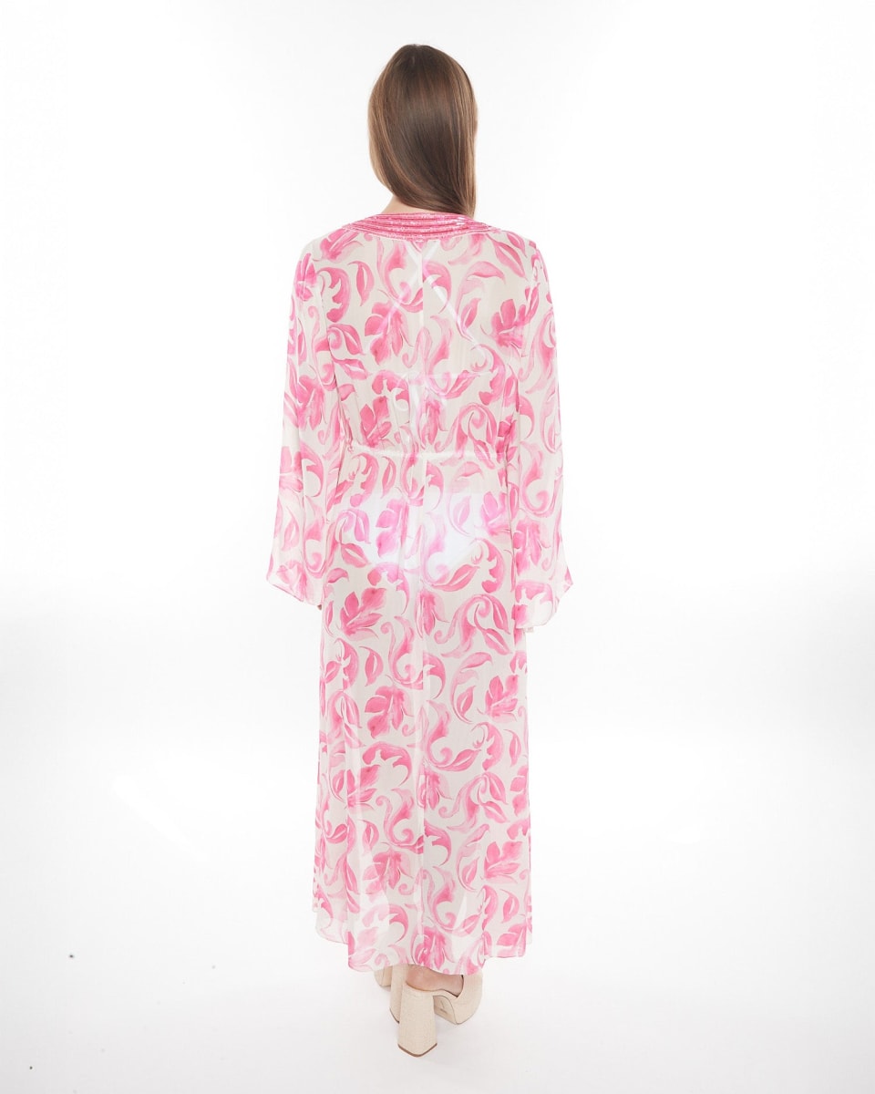 Estelle Cover-Up - Bright Floral Fuschia