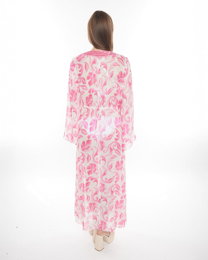 Estelle Cover-Up - Bright Floral Fuschia