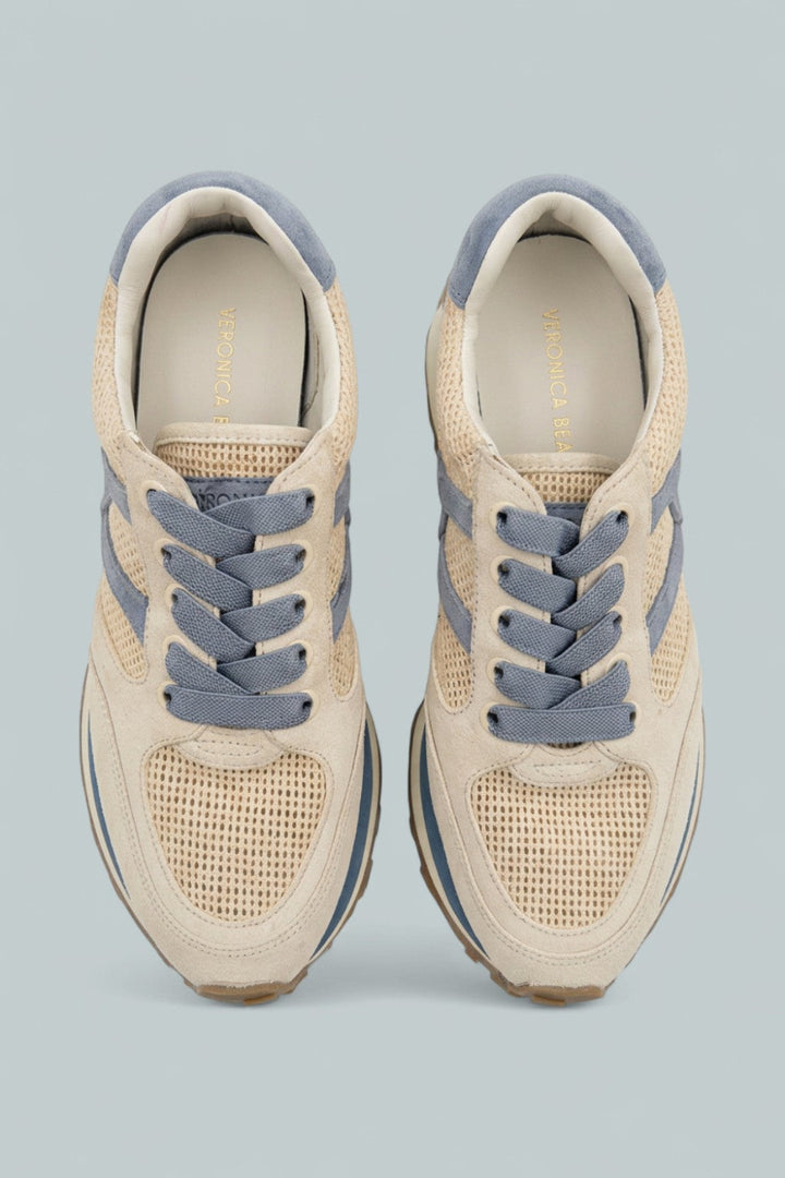 Valentina Ripstop Sneakers - Sand/Silve - 7 - Sneaker