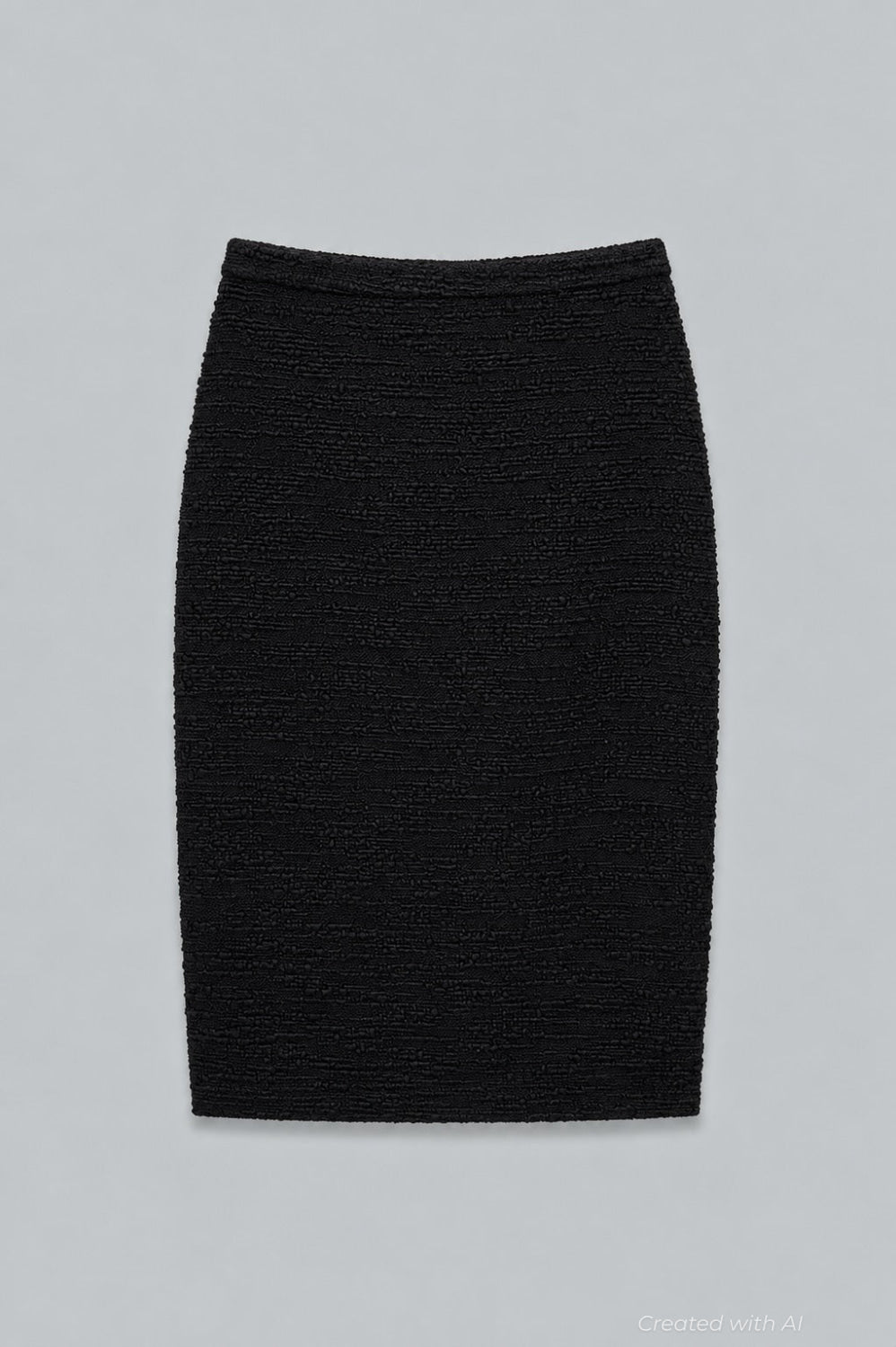 Valerie Tweed Midi Skirt - Black - Skirt