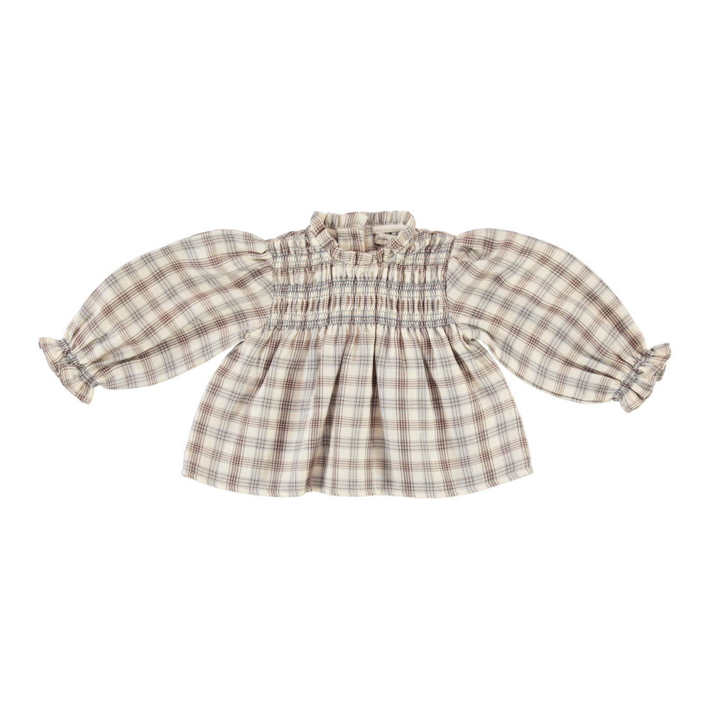 Valery Baby Blouse - Nature Check - 3m - Blouse