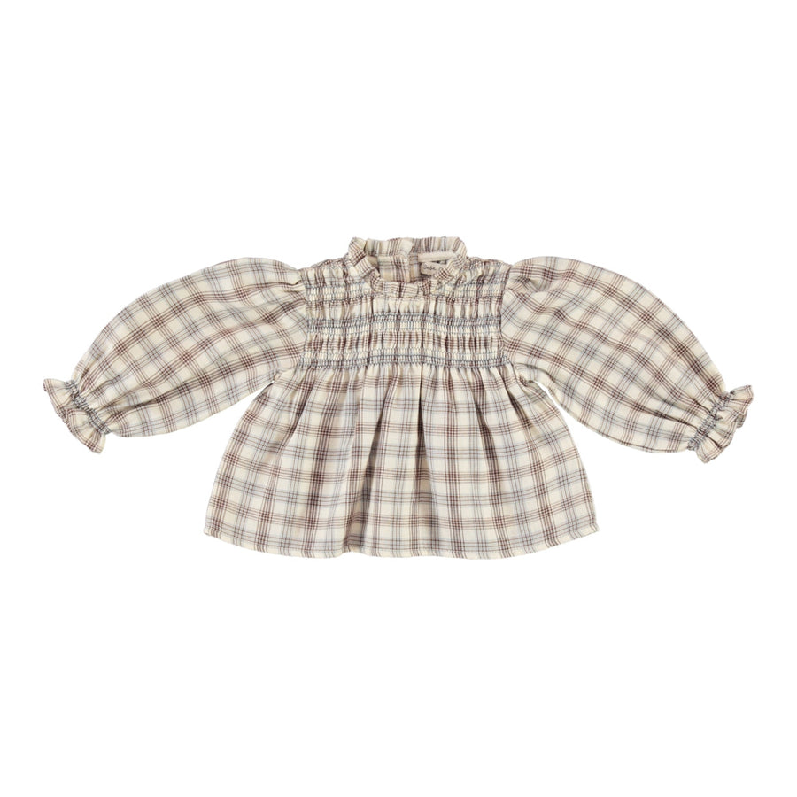Valery Baby Blouse - Nature Check - 3m - Blouse
