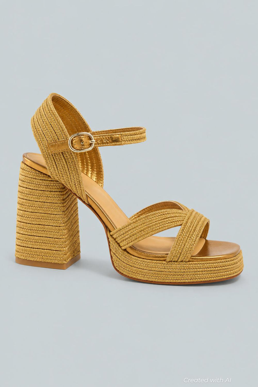Valle High Heel Sandals - Yellow - 6.5 - Sandal