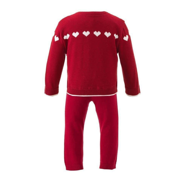 Heart Knitted Set