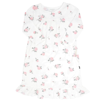 Boho Dress - White Roses