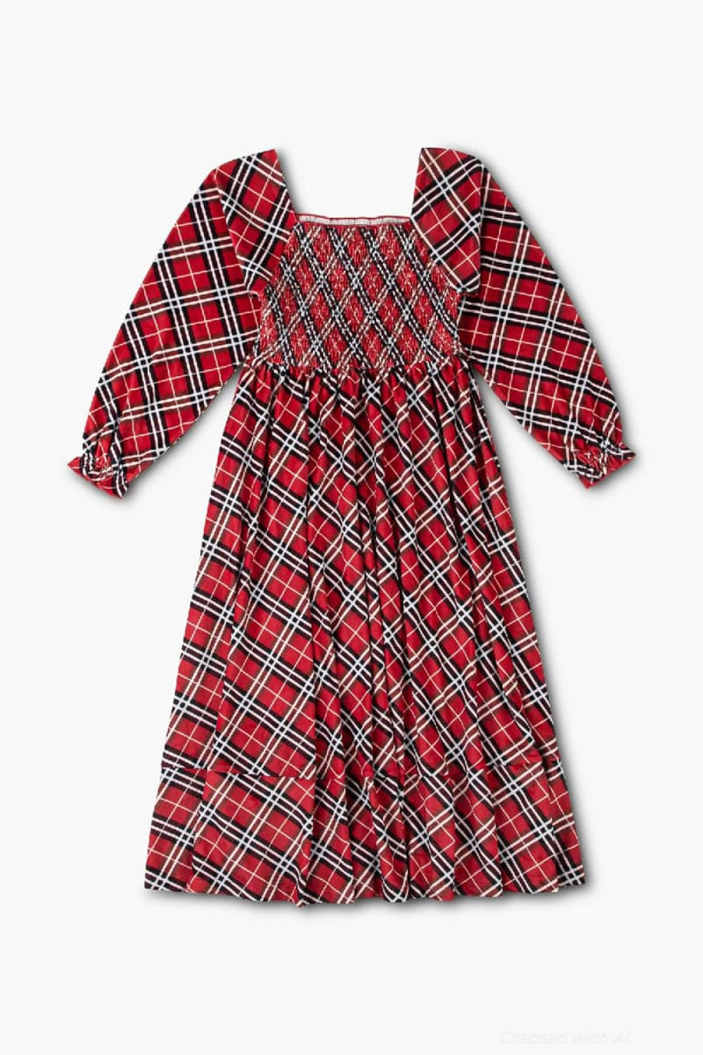 Velour Adult Life of the Party Dress - Christmas Tartan - Dresses