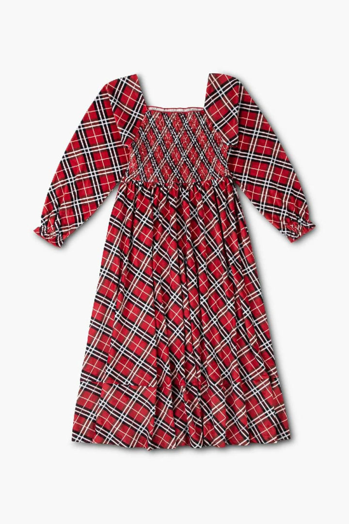 Velour Adult Life of the Party Dress - Christmas Tartan - Dresses