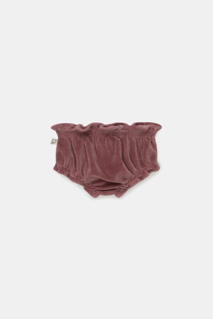 Velour baby bloomers - Blush - Bloomer