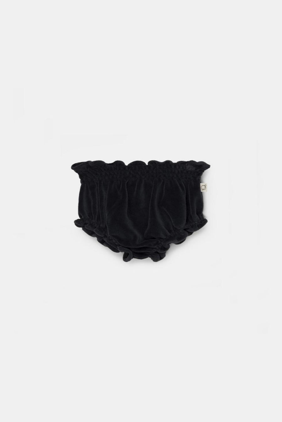 Velour baby bloomers - Dark grey - Bloomer