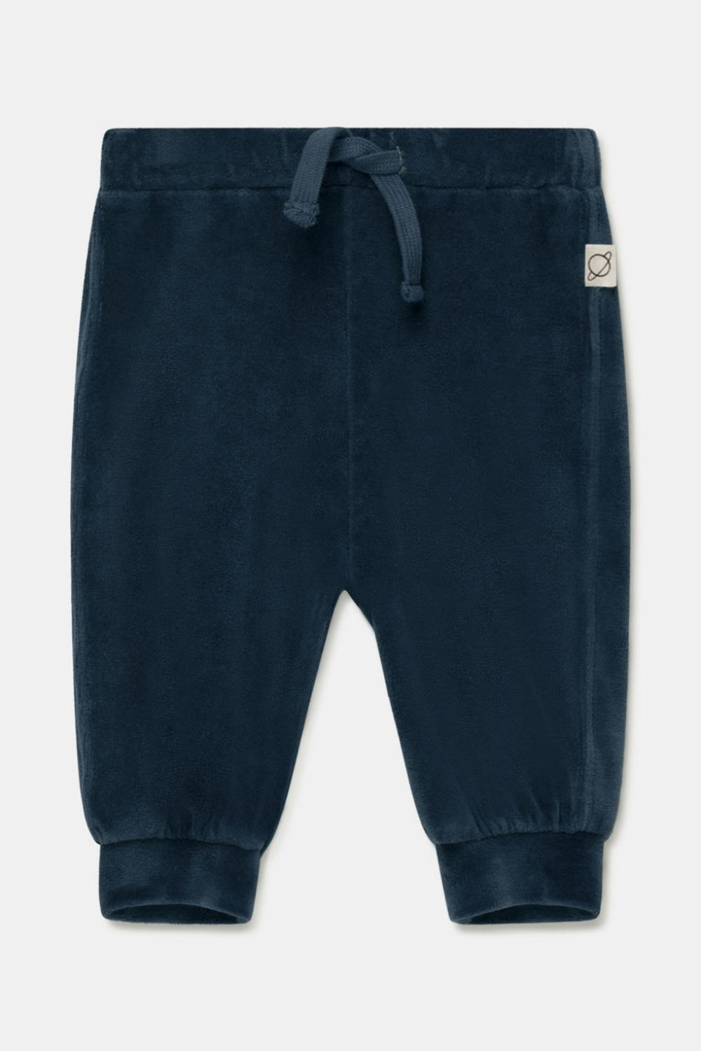 Velour baby pants - Blue - Joggers