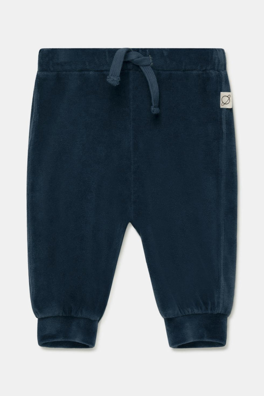 Velour baby pants - Blue - Joggers