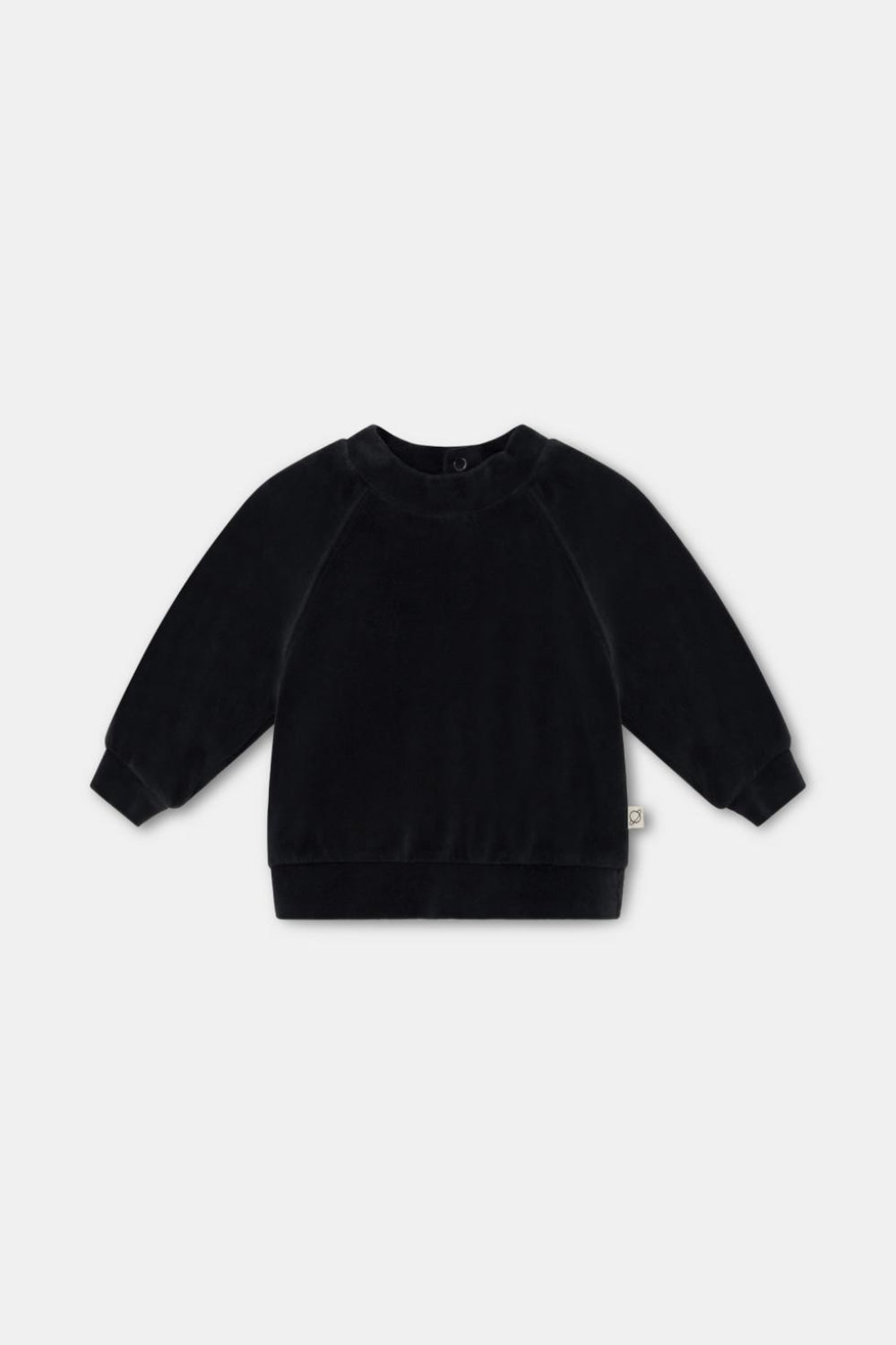 Velour baby sweatshirt - Dark grey - Crewneck Sweatshirt