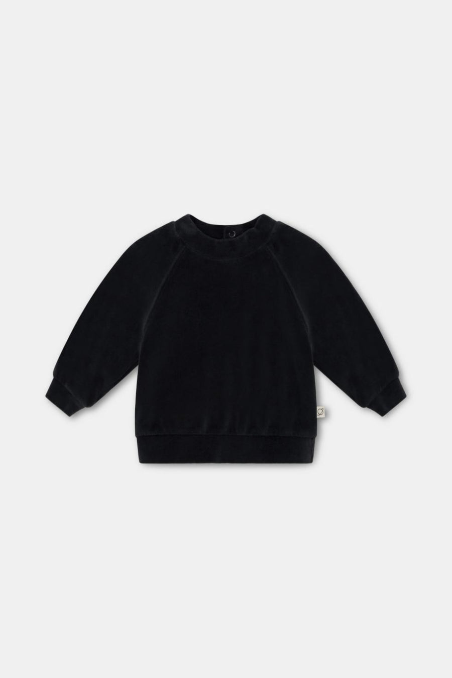 Velour baby sweatshirt - Dark grey - Crewneck Sweatshirt