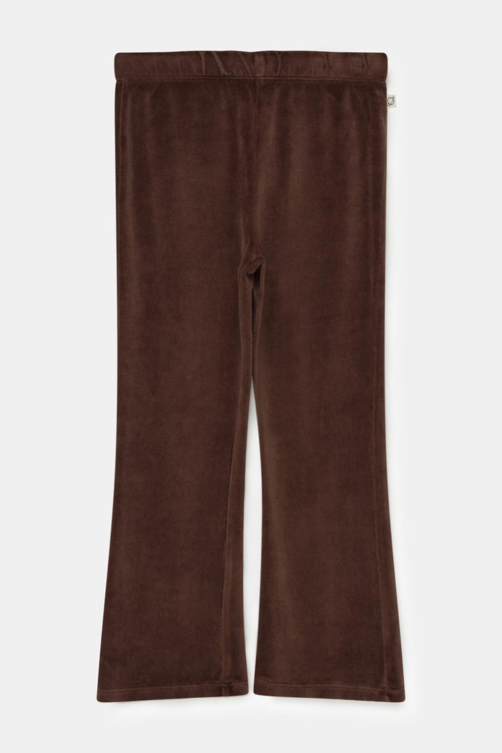 Velour flared pants - Brown - Pants