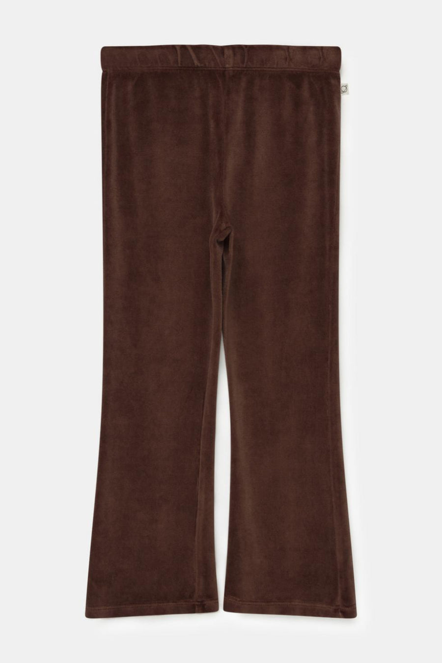 Velour flared pants - Brown - Pants