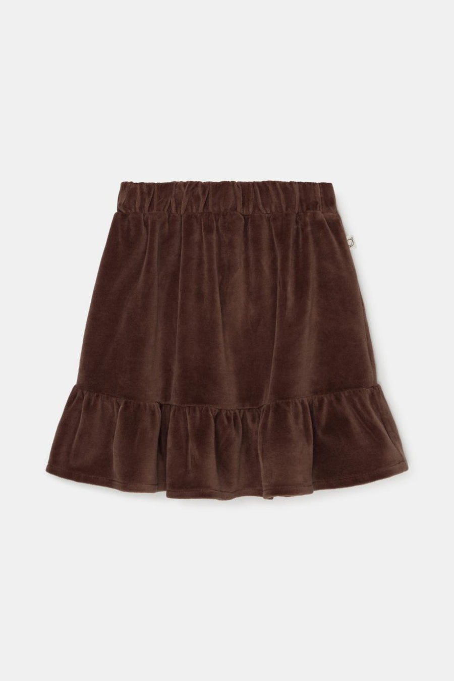 Velour skirt - Brown - Skirt