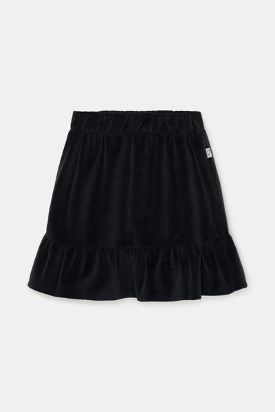Velour skirt - Dark grey - Skirt