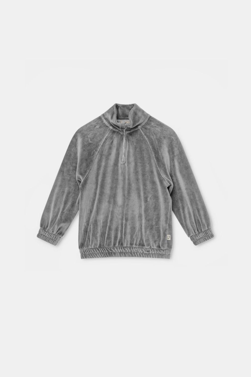 Velour sweatshirt - Light grey - Sweatshirt