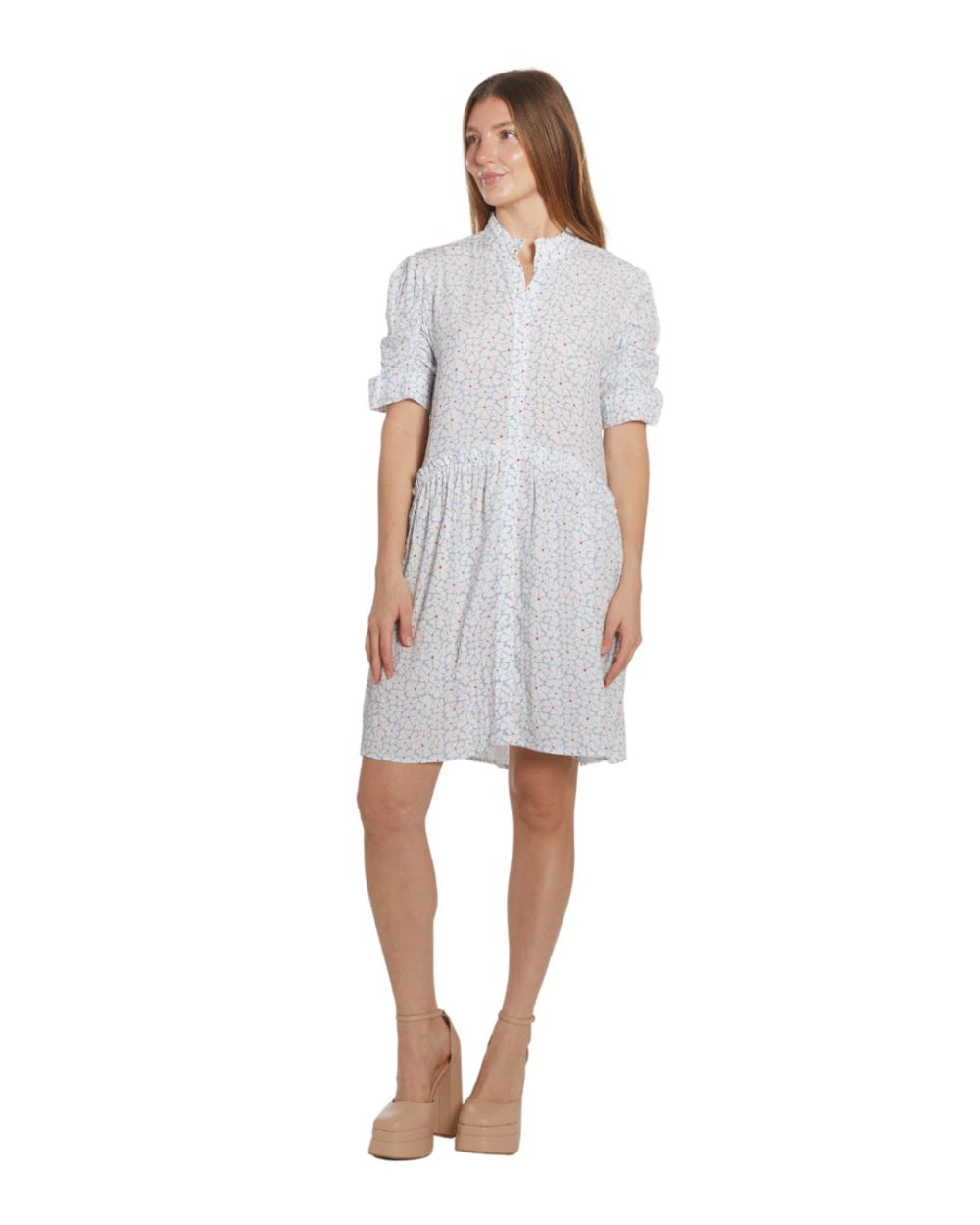 Veronica Dress - White-blossom - Dresses