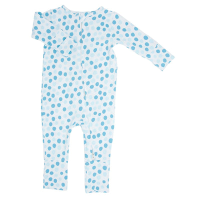 Convertible Romper - Polka Dot Blue