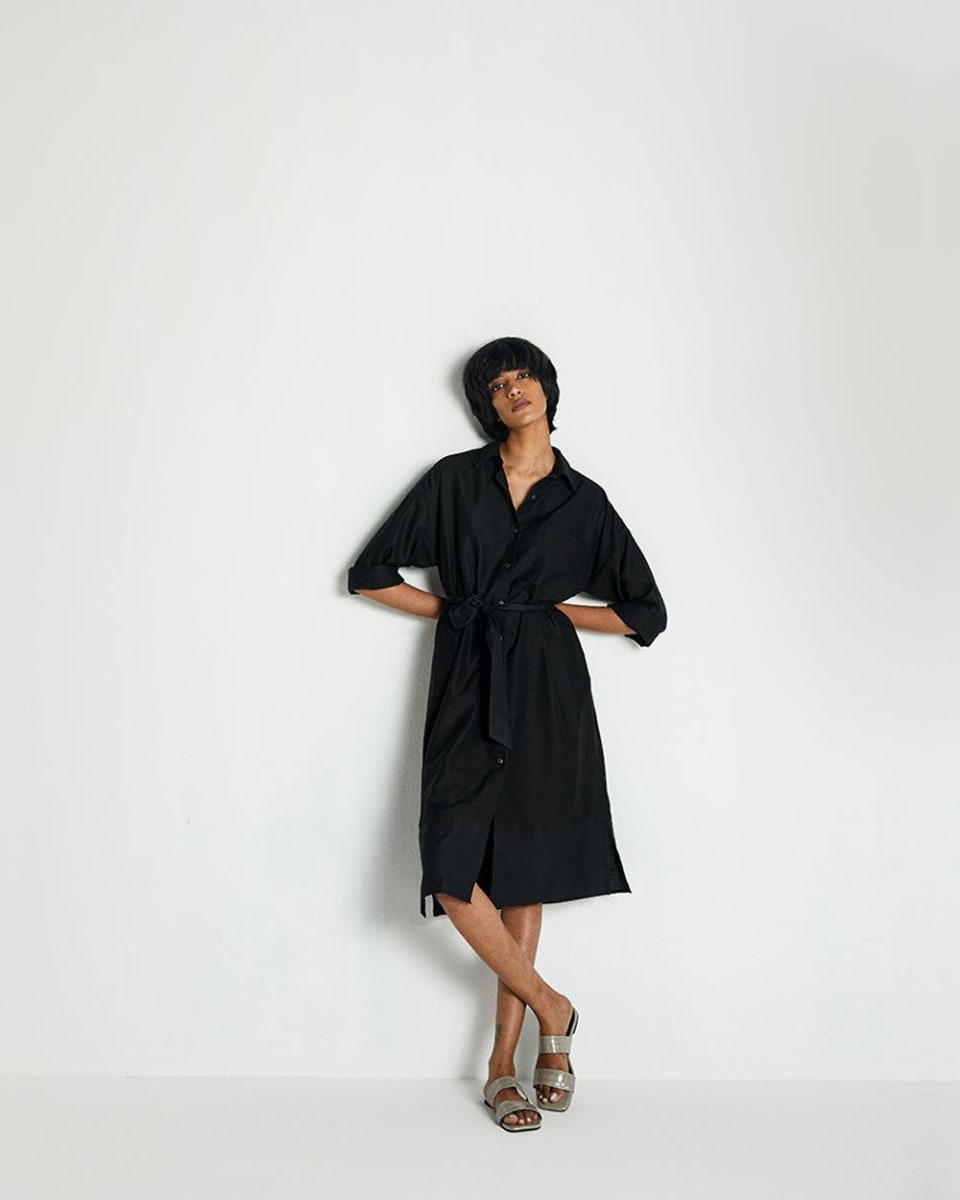 Sunday Smoke Dress - Black