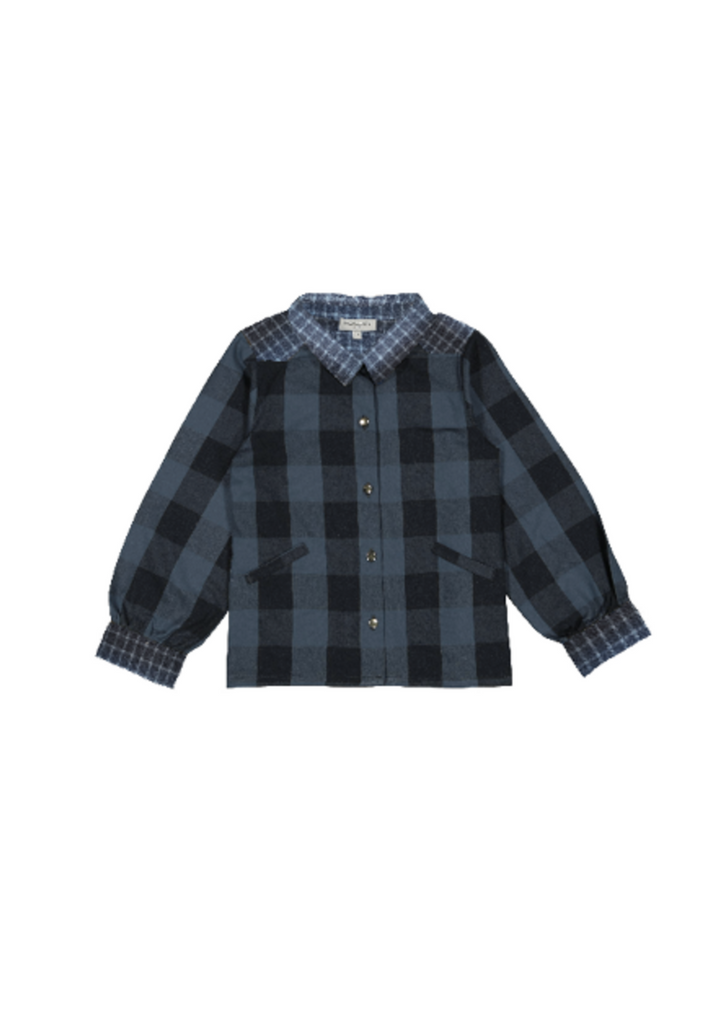 Isabel Shirt - Large Blue Square