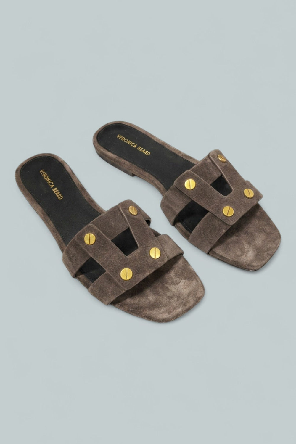 Via Suede Slides - Espresso - Sandal