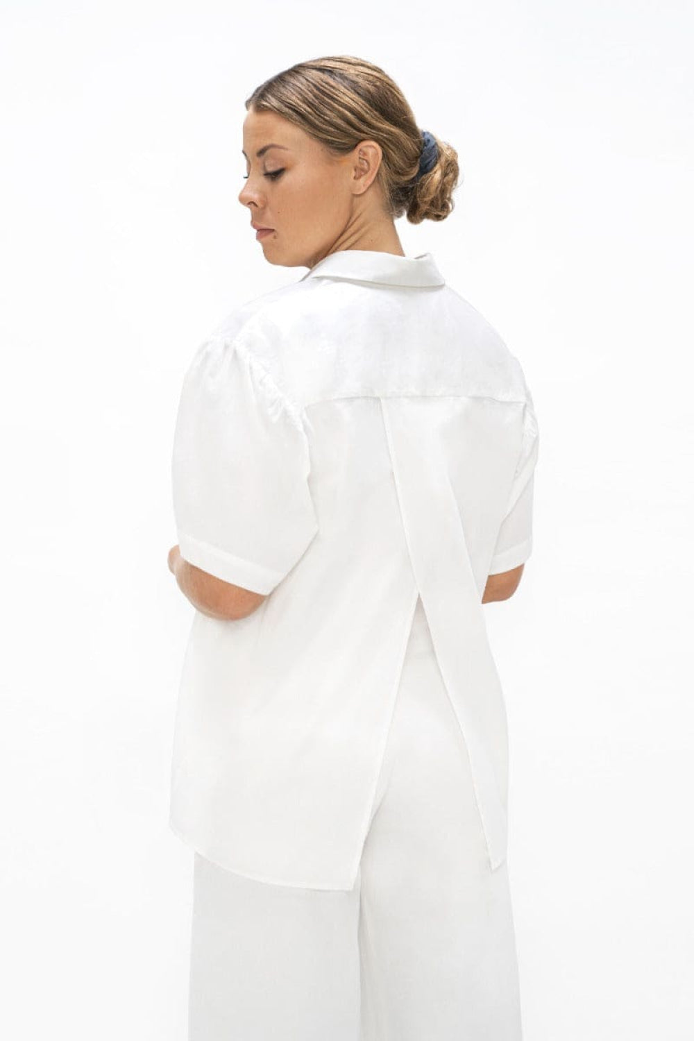 Vienna Short Sleeves Shirt - Cloud - Button Down Shirt